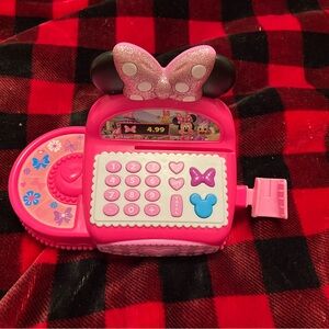 Pink Minnie Mouse Toy Cash Register